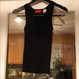 Women’s size S CO-OP black ribbed knit tank top